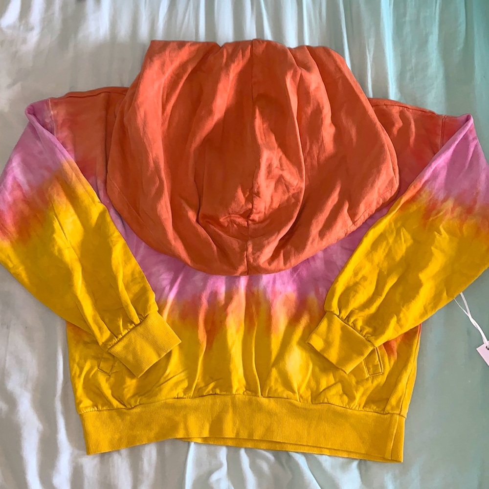 Tie Dye, Cropped Sweatshirt, Oversized Hood, BRAND NEW